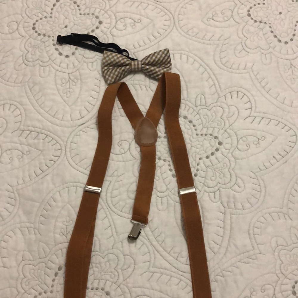SUSPENDER & BOWTIE SET